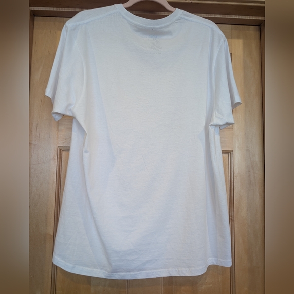 Sabrina Graphic White and Pink Tee - Picture 5 of 7